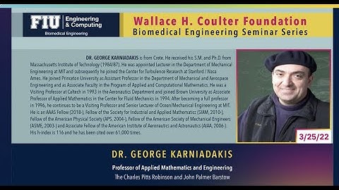 Dr. George Karniadakis @FIU