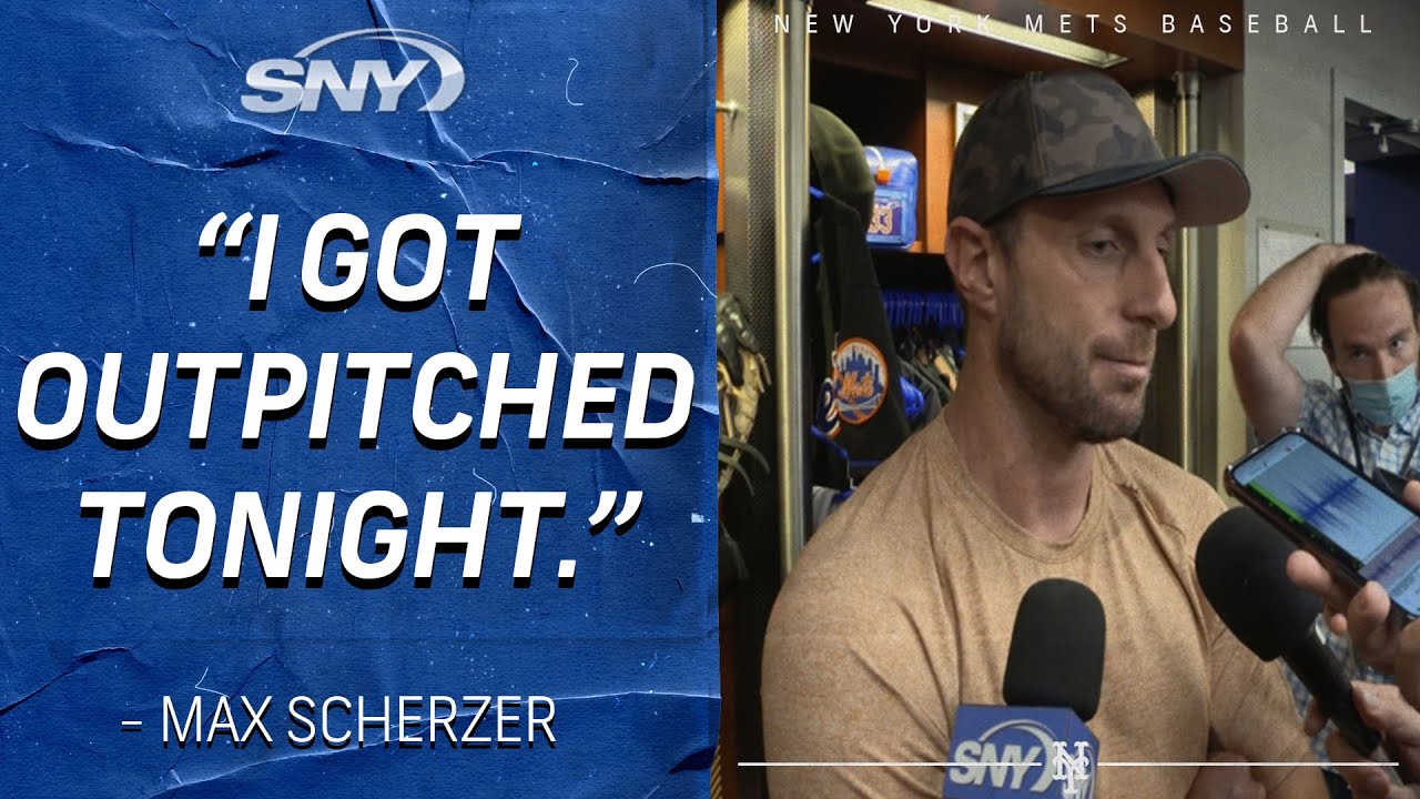 Max Scherzer on pitching duel with Yu Darvish: 'I got outpitched tonight' | Mets Post Game