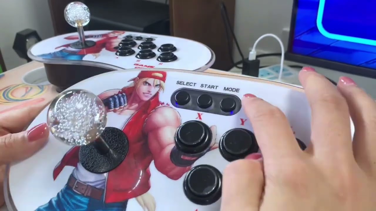 4K Dual Arcade Joystick Game Console (A16) $99.00 Distributed by D.LAB Dezign Laboratories