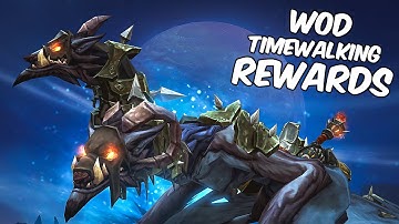 NEW WoD Timewalking Rewards and WoD Timewalking Vendor Location Turbulent Timeways Event