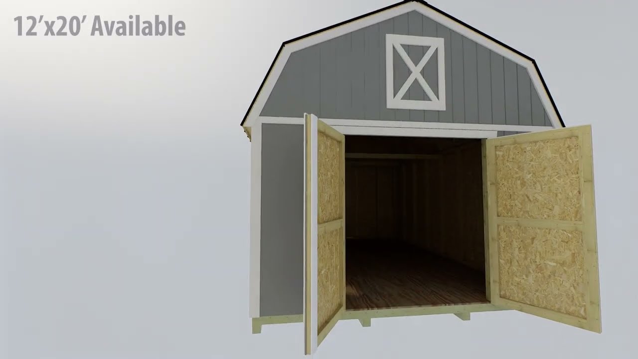 Handcrafted Homestead 12x20 Storage Barn Kit (HHOMDG20NL)