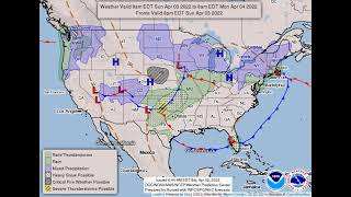 WPC 3 day National Forecast Chart