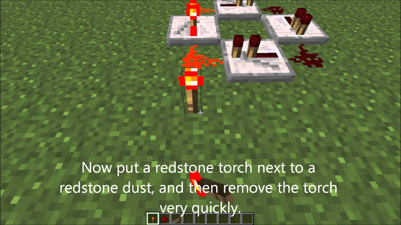 MineCraft:RedStone Infinite Loop Tutorial - YouTube