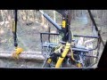 Country 480 log crane makes quick firewood in Latvia.