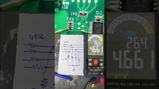 SMD Resistor Network Array Explained | 470 & 472 Code | Input & Pull-Down Resistor Use #shorts