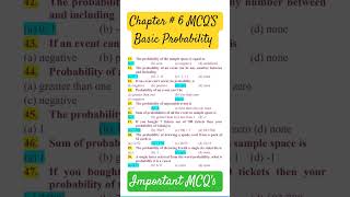 Ch Mcqs 41 To 50 Probability And Statistics Muhammad Usman Focus Creators