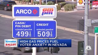 High gas prices fuel voter anxiety in Nevada