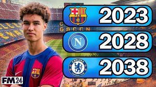 How Amazing Is NOAH DARVICH? The Rising Star Attacking Midfielder For Barcelona On FM24!