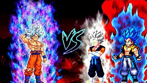 Goku DB V4 OP (Zeed) VS Vegito V3 OP (all form) & Gogeta V3.5 OP (all form) in Jump Force Mugen