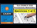 Guía EXANI-II 2020 OFICIAL (Primera parte) Pensamiento Matemático