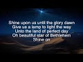 Beautiful Star of Bethlehem ~ The Judds ~ lyric video