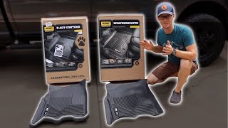 All-Weather Vehicle Floor Mat Comparison: Husky WeatherBeater vs X-Act Contour