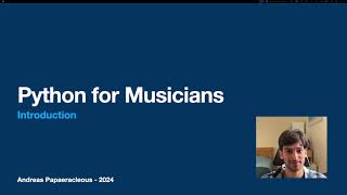 Tutorial Series Introduction - Python for Musicians Lesson 2 The Sine Function Python For Musicians