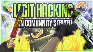 LEGIT HACKING in COMUNNITY SERVERS #1 - iCheat.io - CSGO