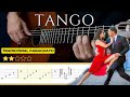 TANGO TRADICIONAL PARAGUAYO  🎸  (GUITARRA - Tango Fácil) | Tutorial + TABS (Normal/Lento) |