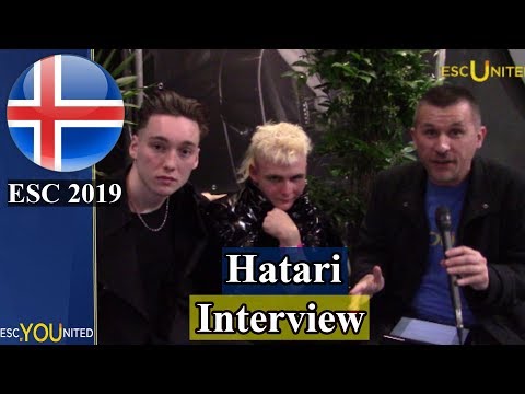 Hatari "Hatrið mun sigra" Interview (Iceland 2019)|  Eurovision in Concert 2019