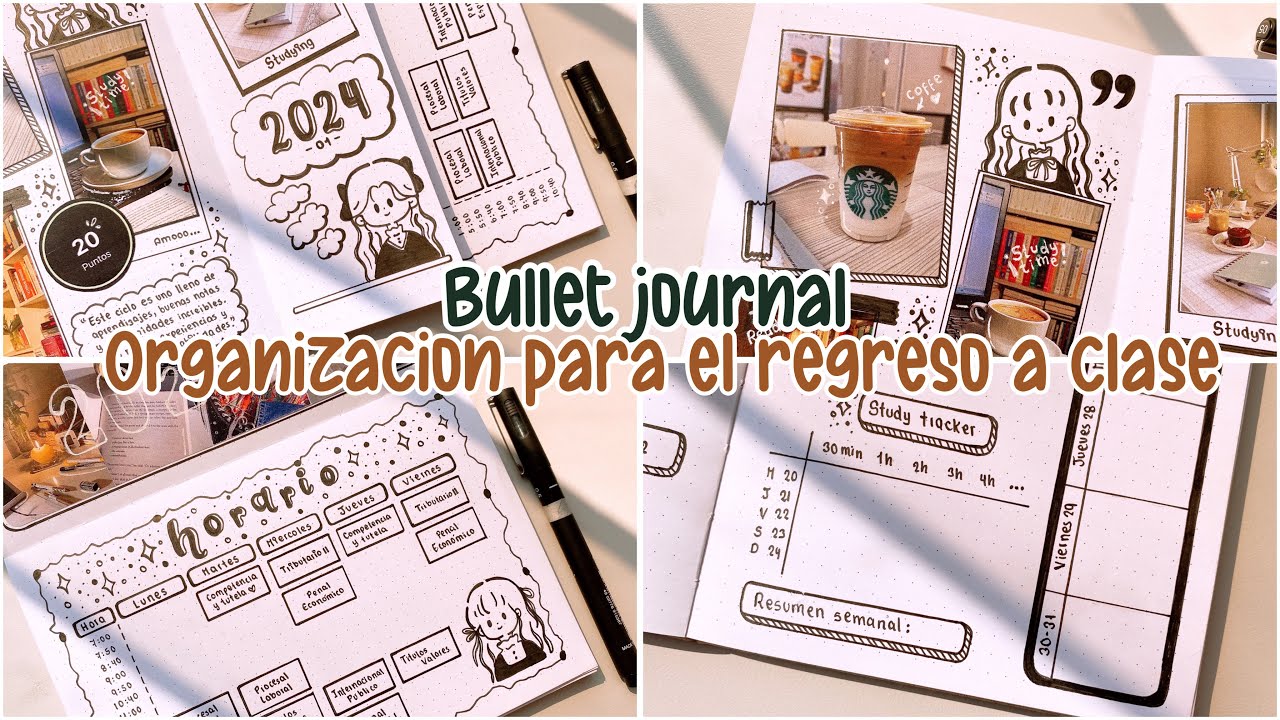 Organización para el regreso a clases | Bullet journal 📚🍃✨Estudiante de derecho