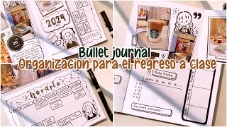 Organización para el regreso a clases | Bullet journal ✨Estudiante de derecho
