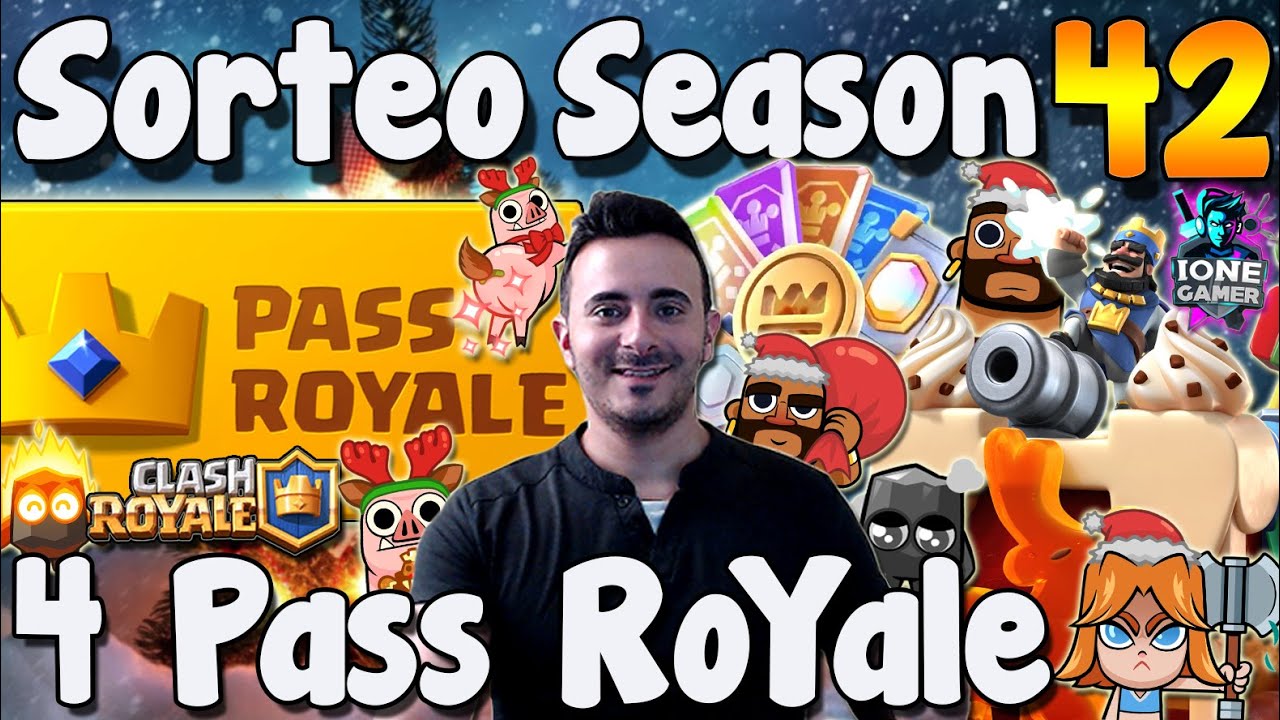 🎄SORTEO 4 PASS ROYALE TEMPORADA 42 CLASHMAS CLASH ROYALE💥 SEASON 42 😁