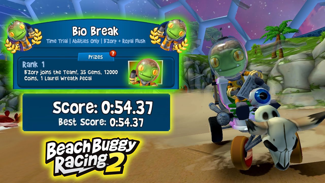 Bio Break 🏝️ | Royal Flush 🚽 | B'zorp 👽🛸 | Beach Buggy Racing 2 🏖️ ...