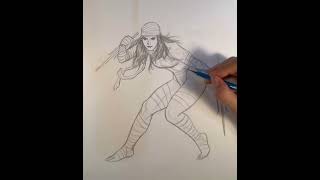 Frank Cho Drawing Demo  Elektra