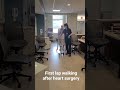 first walk after heart surgery