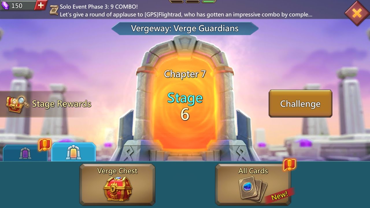 Lords Mobile Vergeway Chapter 7 stage 6