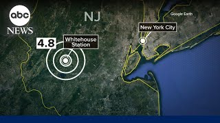 4.8 magnitude earthquake shakes New York City, New Jersey