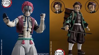 New McFarlane toys demon slayer akaza & tanjiro action figures revealed preorder info