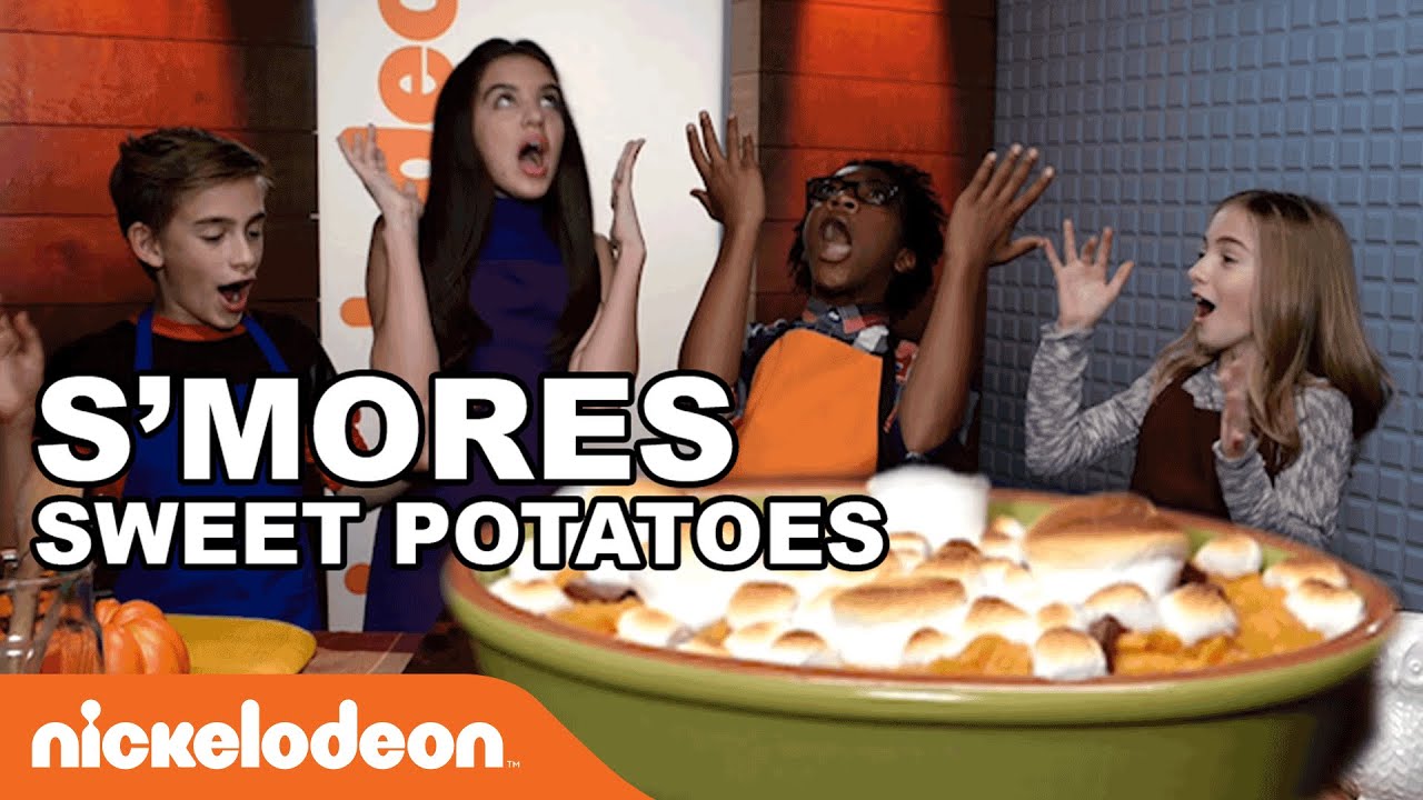 S’mores Mashed Sweet Potatoes w/ Johnny Orlando & Lauren Orlando | Nick