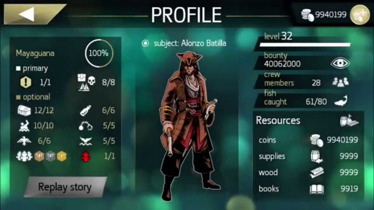 Assassin's Creed Pirates iOS/Android Unlimited Money/Gold-NO JAILBREAK-NO  MOD-NO HACK-NO CHEATS - 