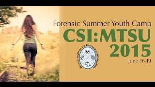 High school students get forensic-science facts at CSI:MTSU