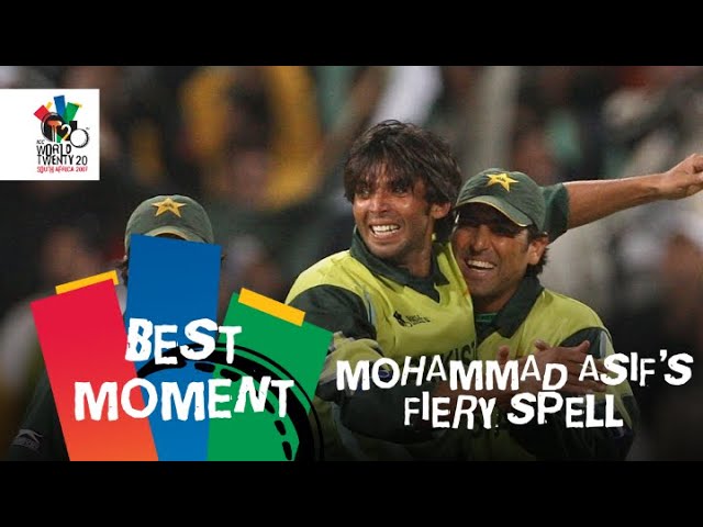 Mohammad Asif's magical spell | IND v PAK | T20WC 2007 class=