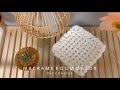 DIY Macrame Coaster│마크라메 코스터│마크라메 티코스터