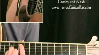 How To Play David Crosby Wooden Ships (Intro Only) chords