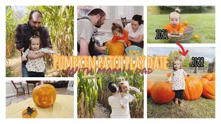 BIRTHDAY VLOG | FIRST PUMPKIN PATCH | PUMPKIN CARVING | FAMILY FALL FESTIVITIES