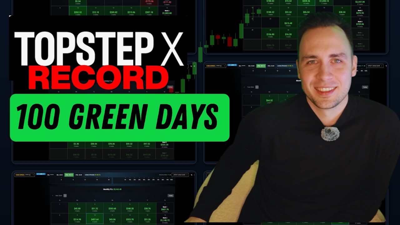 The Truth Behind My 100-Green-Day Trading Streak - I Broke the Topstep Record