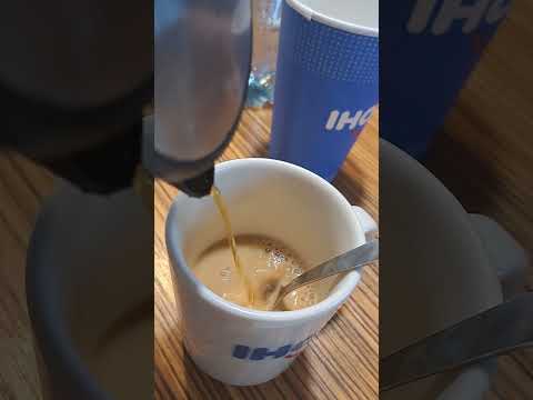 pouring coffee ☕️ drink 😋 working 💪