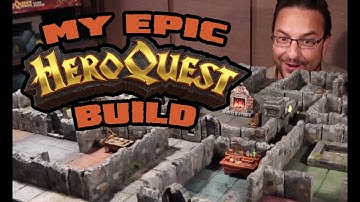 Blueline Gaming - My Epic HeroQuest Game 3D Board Build