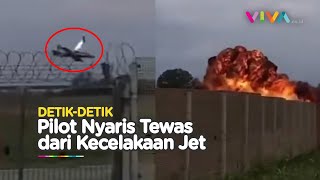 Gagal Akrobat, Jet Tempur Italia Hujam Bumi dan Meledak