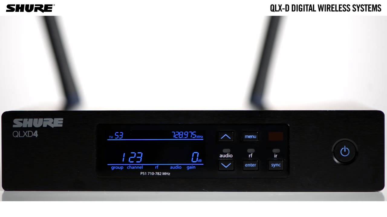 Shure QLXD4 K51 Receptor wireless - Zeedo Shop