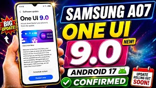 Samsung A07: One UI 9.0 Android 17 Update CONFIRMED 🔥🔥 screenshot 5
