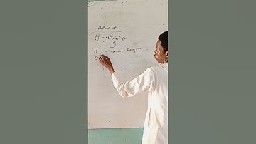 Maximum height of a projectile motion