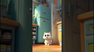 Cute Cat Animation 😻 | Funny Short #shorts #cutevideo #cat
