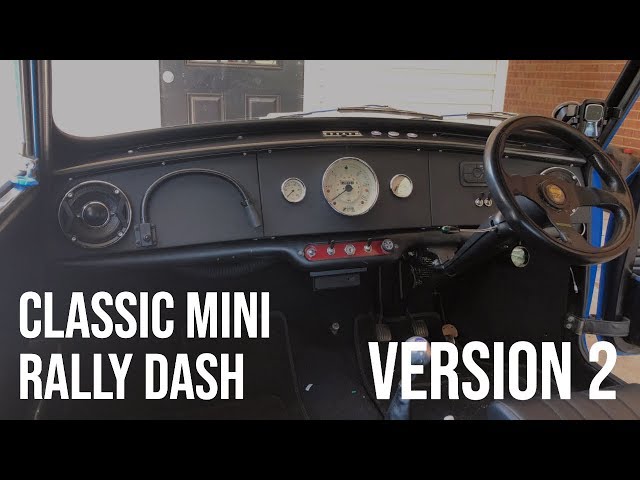 Classic Mini DIY - Sneak peak of the rally dash coming up in the next  episode! . . . #classiccars #classicmini #classicminidiy #mini #minicooper  #rally #rallycar #dashboard #autos #cars #cars #diy #custom