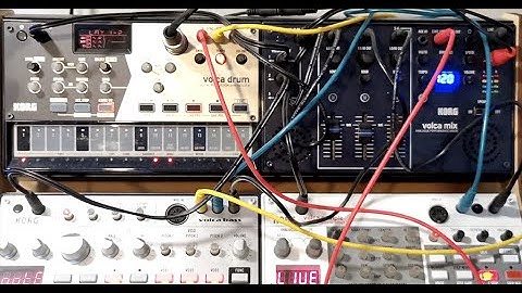 Korg Kaossilator & Korg Volcas. Sync puzzle.