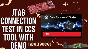 😨️How to Test JTAG Connection with CCS✅Using XDS100v2 JTAG with Demo TMS320F280039C Microcontroller💲