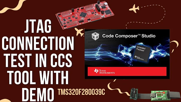 😨️How to Test JTAG Connection with CCS✅Using XDS100v2 JTAG with Demo TMS320F280039C Microcontroller💲