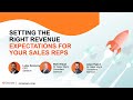 Charting a Revenue Ramp-Up for Business Development Reps 2024 - Webinar