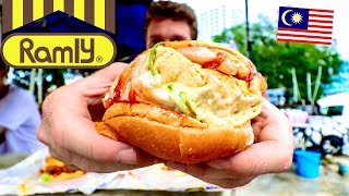 First Time Trying RAMLY BURGER ?? $1 BEST BURGER In Malaysia?